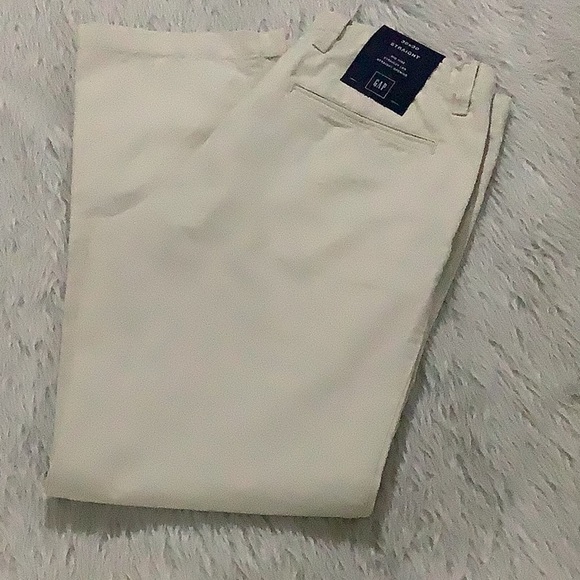 Gap men’s mid rise straight khaki uniform school pants size 30x30 NEW - Picture 6 of 8